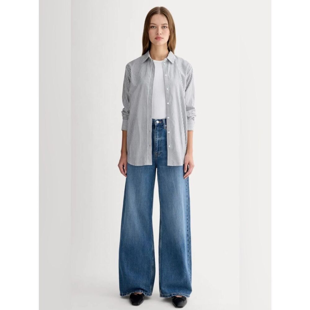 New Everlane THE OG BAGGY JEAN in Ricky Size 28